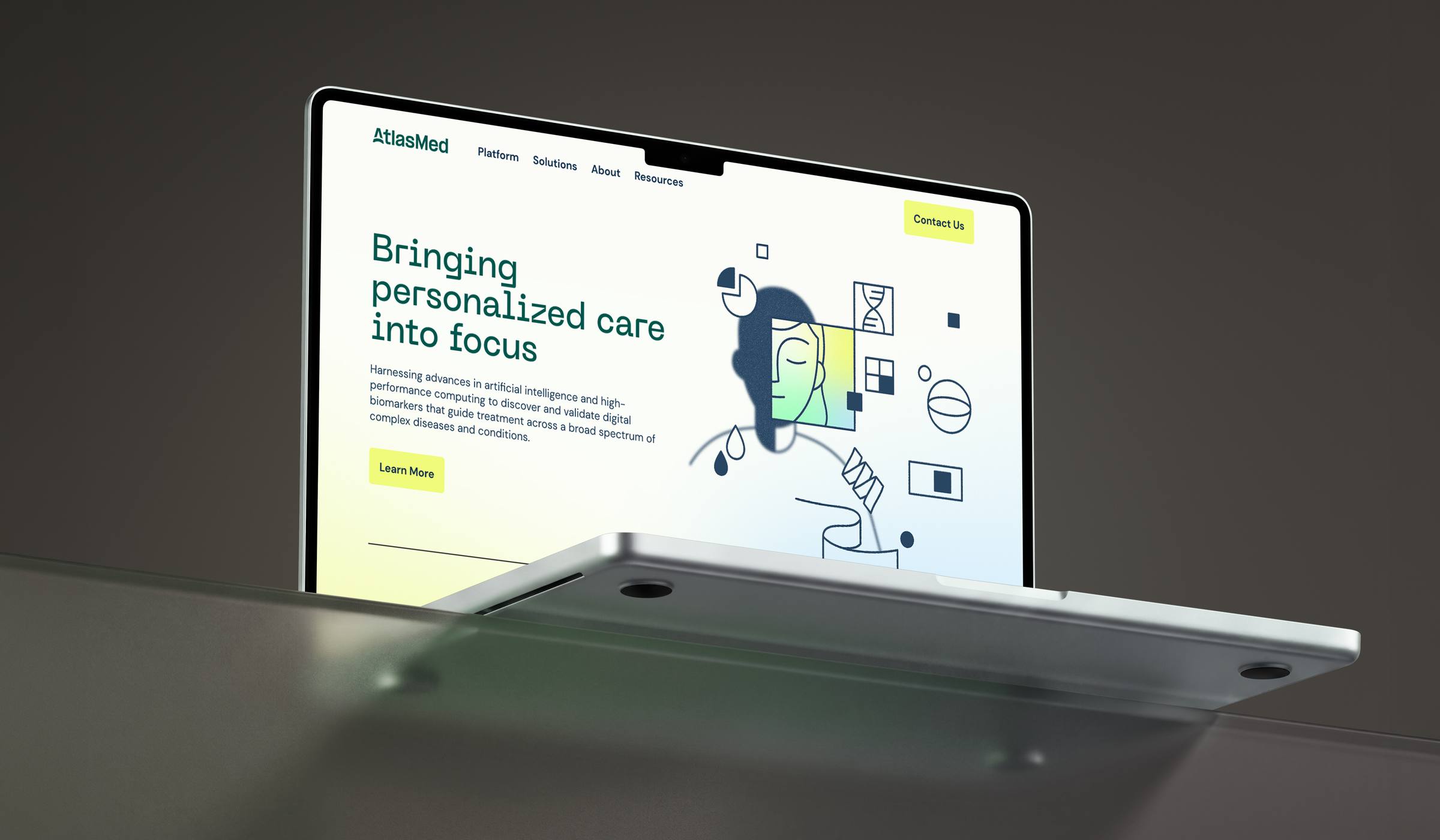 AtlasMed identity system, an AI-powered diagnostic personalizing treatment for individual patients